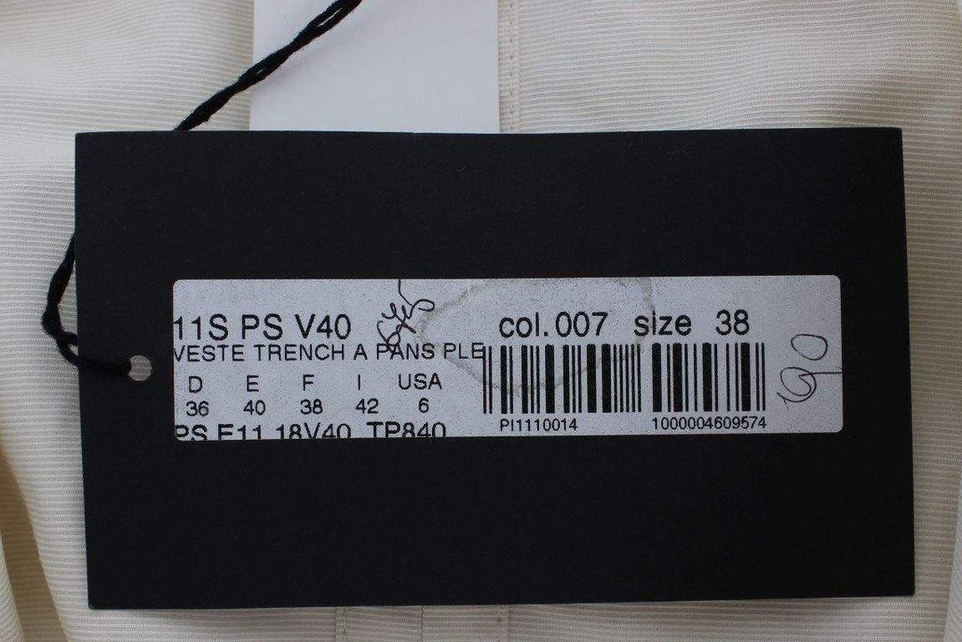 PLEIN SUD  Trench Coat Jacket #women, Catch, feed-agegroup-adult, feed-color-white, feed-gender-female, feed-size-IT42 | S, Gender_Women, IT42 | S, Jackets & Coats - Women - Clothing, Kogan, PLEIN SUD, White at SEYMAYKA