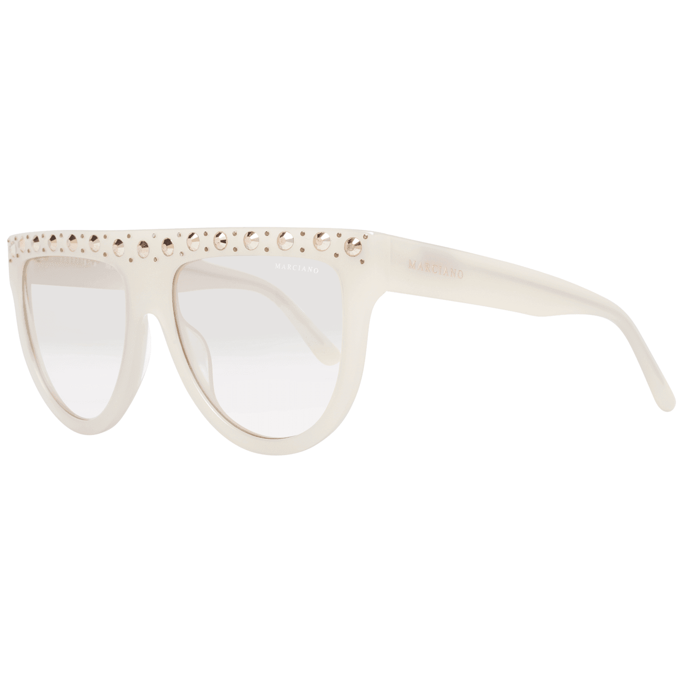 Guess By Marciano GM0795 Gradient Oval Sunglasses feed-agegroup-adult, feed-color-White, feed-gender-female, Guess By Marciano, Sunglasses for Women - Sunglasses, White at SEYMAYKA