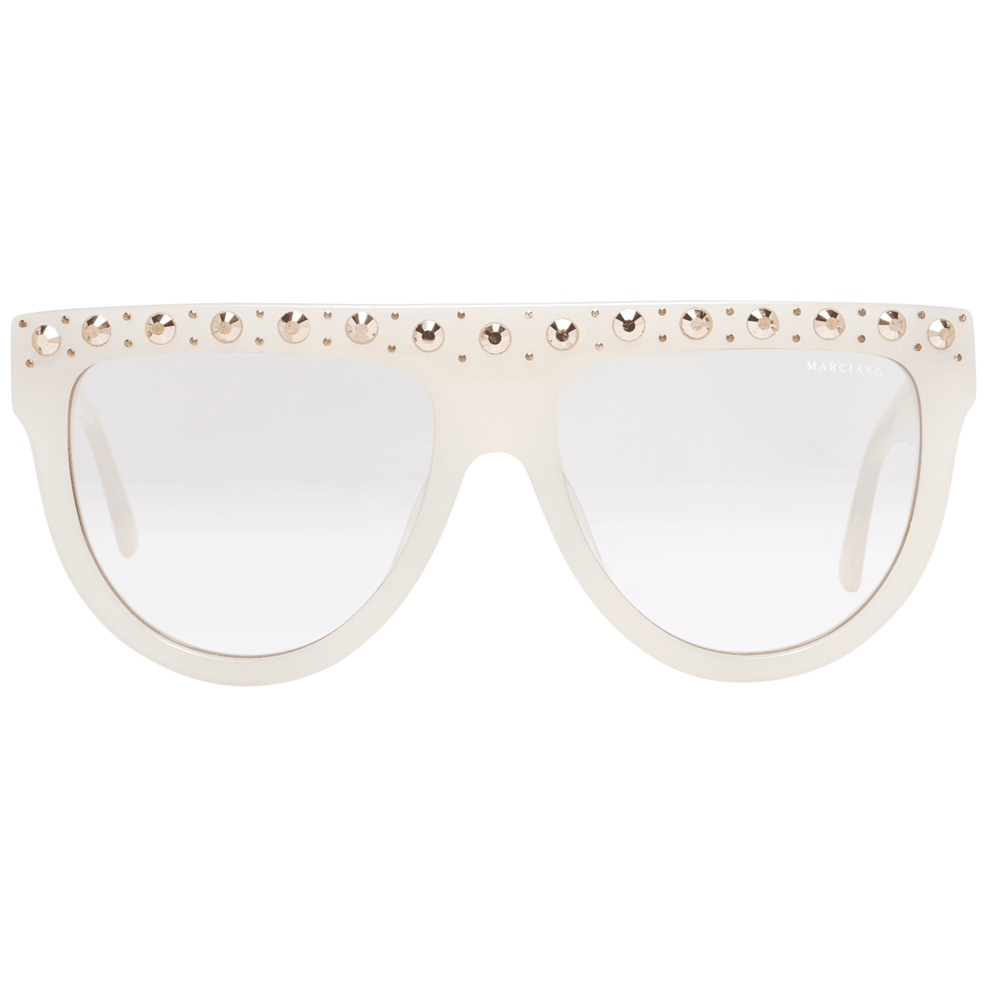 Guess By Marciano GM0795 Gradient Oval Sunglasses feed-agegroup-adult, feed-color-White, feed-gender-female, Guess By Marciano, Sunglasses for Women - Sunglasses, White at SEYMAYKA