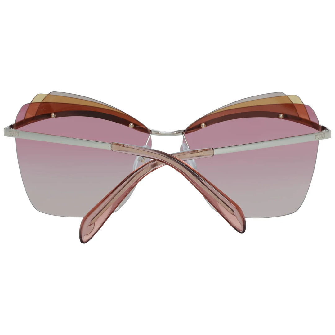 Emilio Pucci EP0113 Gradient Cat Eye Sunglasses Emilio Pucci, feed-agegroup-adult, feed-color-Gold, feed-gender-female, Gold, Sunglasses for Women - Sunglasses at SEYMAYKA