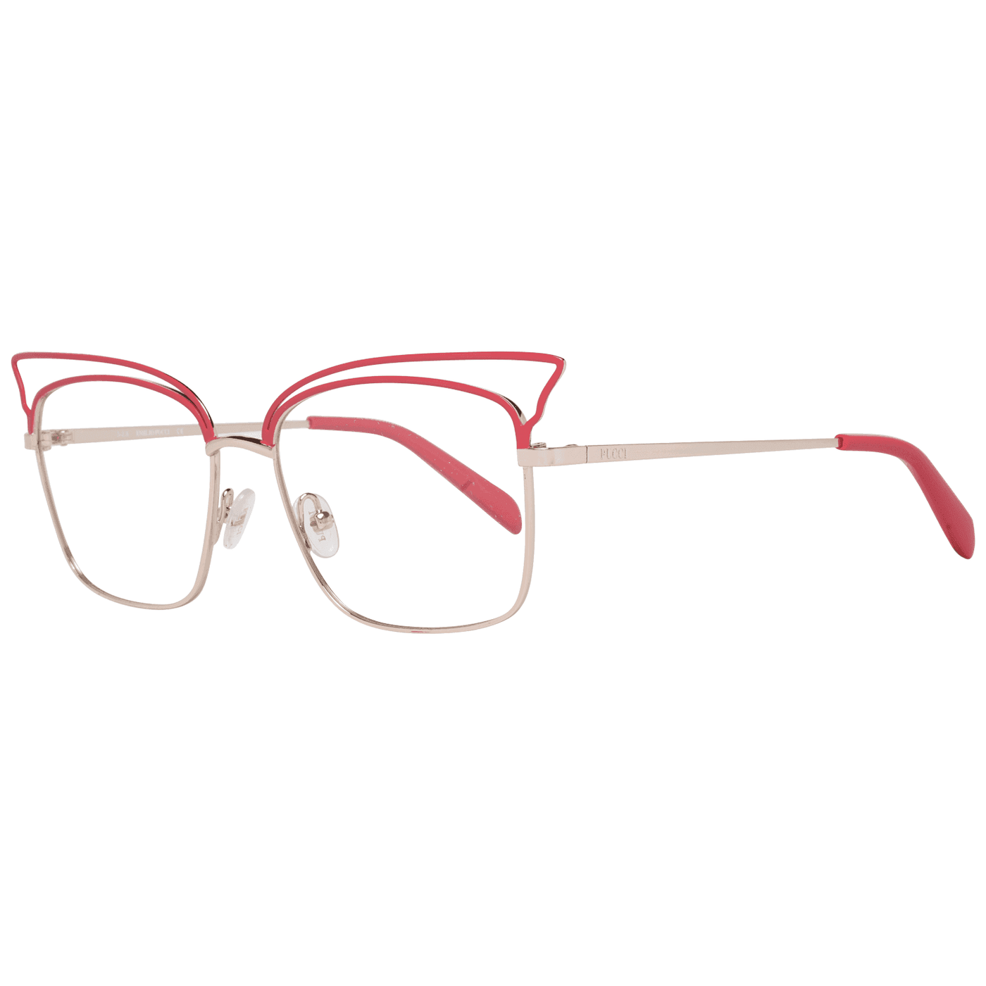 Emilio Pucci Red Women Optical Frames #women, Emilio Pucci, feed-agegroup-adult, feed-color-red, feed-gender-female, feed-size-OS, Frames for Women - Frames, Gender_Women, Red at SEYMAYKA