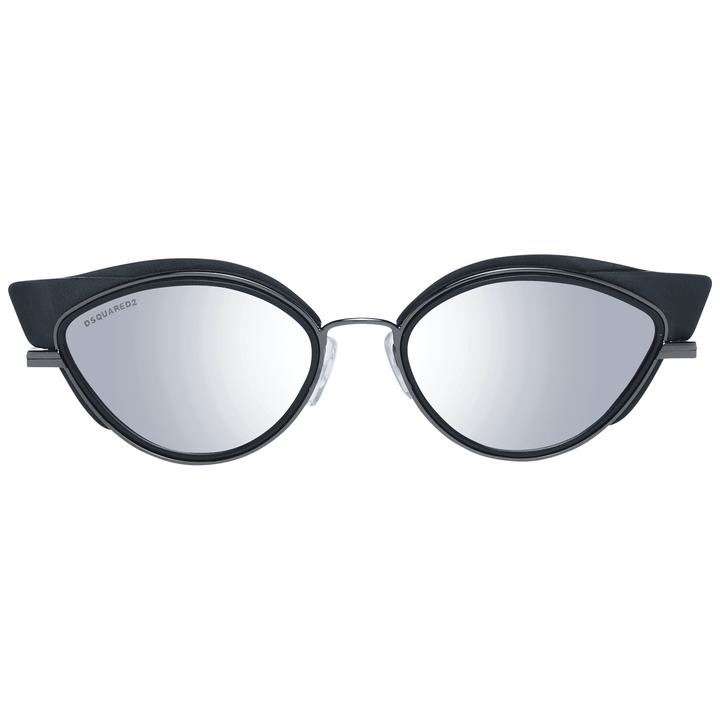 Dsquared² DQ0336  Mirrored Cat Eye Sunglasses #women, Black, Dsquared², feed-agegroup-adult, feed-color-black, feed-color-red, feed-gender-female, feed-size-OS, Gender_Women, Sunglasses for Women - Sunglasses at SEYMAYKA