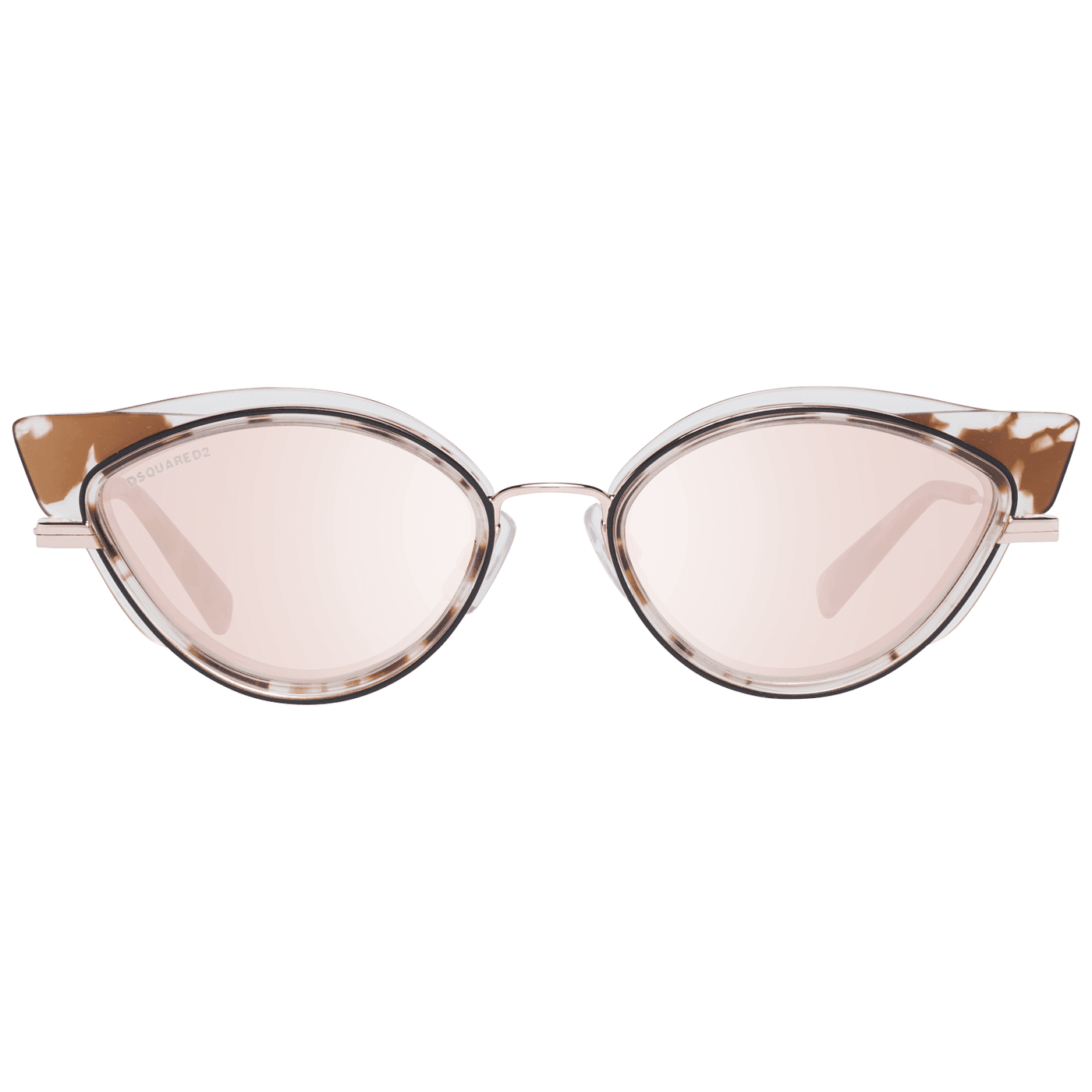 Dsquared² DQ0336 Mirrored Cat Eye Sunglasses Brown, Dsquared², feed-agegroup-adult, feed-color-Brown, feed-gender-female, Sunglasses for Women - Sunglasses at SEYMAYKA