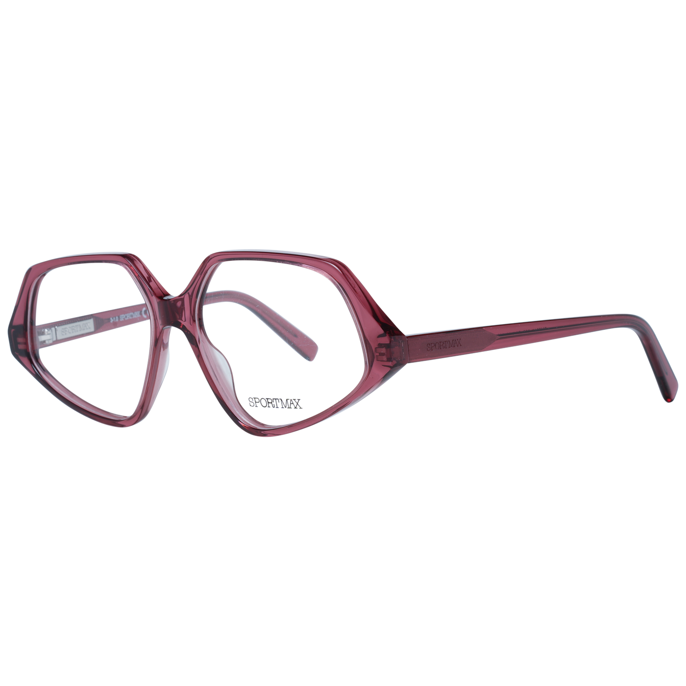 Sportmax Burgundy Women Optical Frames