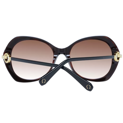 Omega Black Women Sunglasses