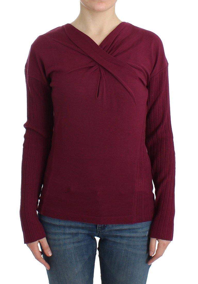 Cavalli Women Purple Knitted Wool Sweater #women, Catch, Cavalli, feed-agegroup-adult, feed-color-purple, feed-gender-female, feed-size-IT44|L, feed-size-IT46|XL, Gender_Women, IT44|L, IT46|XL, IT48|XXL, Kogan, Purple, Sweaters - Women - Clothing at SEYMAYKA