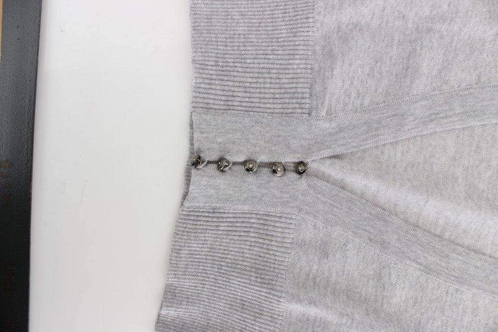 Cavalli Women   Cropped Wool Cardigan #women, Catch, Cavalli, feed-agegroup-adult, feed-color-gray, feed-gender-female, feed-size-IT42|M, feed-size-IT44|L, feed-size-IT46|XL, Gender_Women, Gray, IT42|M, IT44|L, IT46|XL, Kogan, Sweaters - Women - Clothing at SEYMAYKA