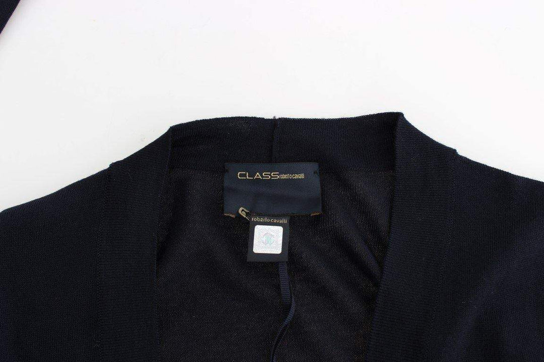 Cavalli Women Cropped Wool Cardigan #women, Black, Catch, Cavalli, feed-agegroup-adult, feed-color-black, feed-gender-female, feed-size-IT46|XL, feed-size-IT48|XXL, feed-size-IT50|3XL, Gender_Women, IT46|XL, IT48|XXL, IT50|3XL, Kogan, Sweaters - Women - Clothing at SEYMAYKA