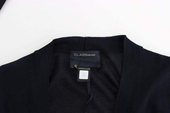 Cavalli Women Cropped Wool Cardigan #women, Black, Catch, Cavalli, feed-agegroup-adult, feed-color-black, feed-gender-female, feed-size-IT46|XL, feed-size-IT48|XXL, feed-size-IT50|3XL, Gender_Women, IT46|XL, IT48|XXL, IT50|3XL, Kogan, Sweaters - Women - Clothing at SEYMAYKA