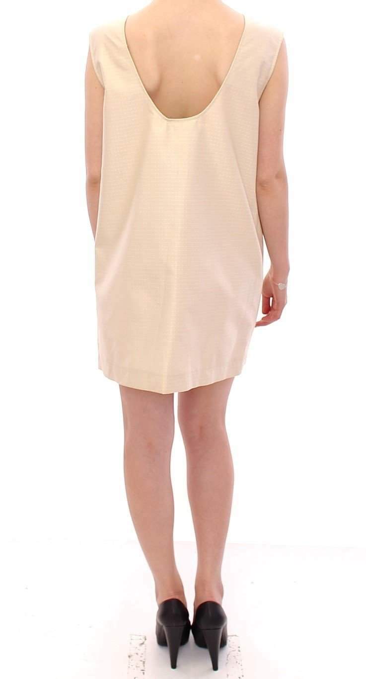Andrea Incontri  Sleeveless Shift Mini Dress #women, Andrea Incontri, Beige, Catch, Clothing_Dress, Dresses - Women - Clothing, feed-agegroup-adult, feed-color-beige, feed-gender-female, feed-size-IT42|M, feed-size-IT44|L, Gender_Women, IT42|M, IT44|L, Kogan at SEYMAYKA