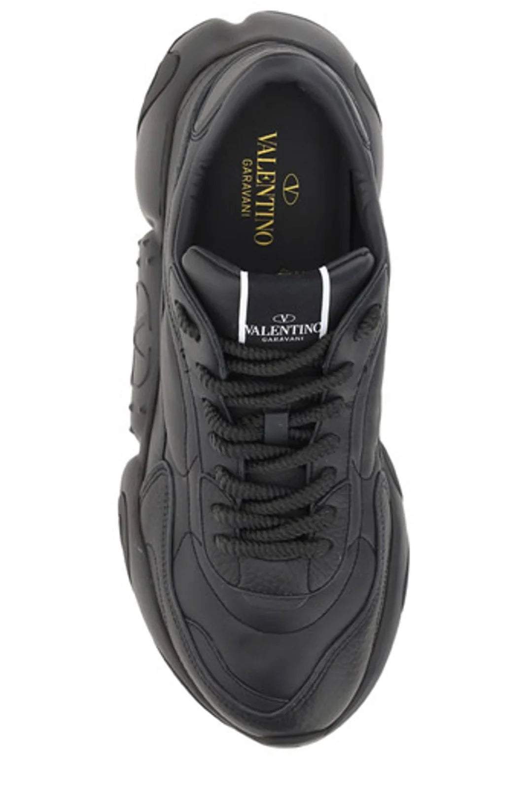 Valentino Black Calf Leather Garavani Sneakers #men, Black, EU40/US7, EU41/US8, EU42/US9, EU44/US11, feed-agegroup-adult, feed-color-Black, feed-gender-male, Men - New Arrivals, Sneakers - Men - Shoes, Valentino at SEYMAYKA