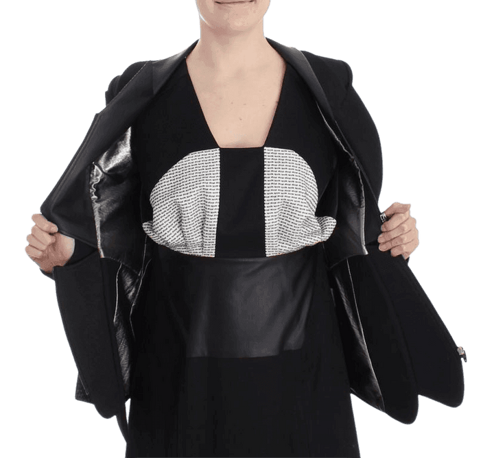 KAALE SUKTAE Short Blazer Coat Biker Jacket #women, Black, Catch, feed-agegroup-adult, feed-color-black, feed-gender-female, feed-size-IT38|XS, Gender_Women, IT38|XS, IT40|S, Jackets & Coats - Women - Clothing, KAALE SUKTAE, Kogan at SEYMAYKA