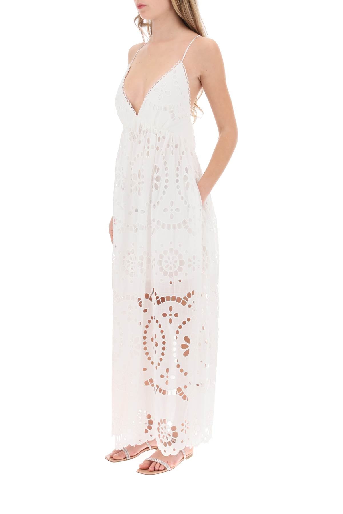 Zimmermann lexi maxi dress in broderie anglaise-3