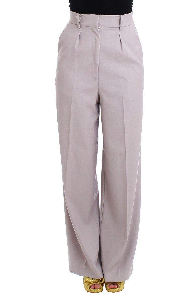 Cavalli  Women  High Waist Pants #women, Catch, Cavalli, feed-agegroup-adult, feed-color-gray, feed-gender-female, feed-size-IT40|S, Gender_Women, Gray, IT40|S, Jeans & Pants - Women - Clothing, Kogan at SEYMAYKA