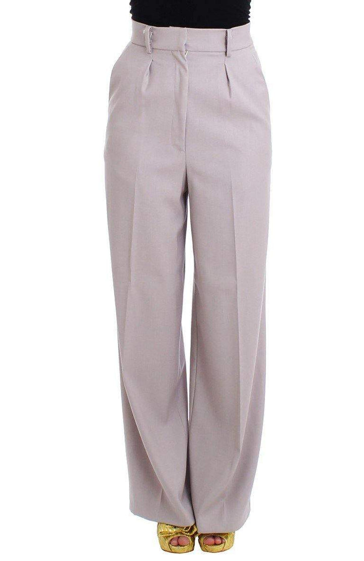 Cavalli  Women  High Waist Pants #women, Catch, Cavalli, feed-agegroup-adult, feed-color-gray, feed-gender-female, feed-size-IT40|S, Gender_Women, Gray, IT40|S, Jeans & Pants - Women - Clothing, Kogan at SEYMAYKA