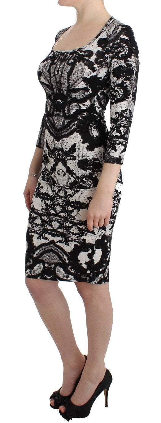 Cavalli Women  Printed Sheath Dress #women, Black, Catch, Cavalli, Clothing_Dress, Dresses - Women - Clothing, feed-agegroup-adult, feed-color-black, feed-gender-female, feed-size-IT38|XS, feed-size-IT40|S, feed-size-IT42|M, feed-size-IT44|L, Gender_Women, IT38|XS, IT40|S, IT42|M, IT44|L, Kogan at SEYMAYKA