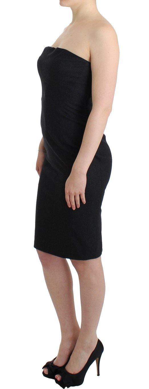 Cavalli  Women Dark  Strapless Dress #women, Catch, Cavalli, Clothing_Dress, Dresses - Women - Clothing, feed-agegroup-adult, feed-color-gray, feed-gender-female, feed-size-IT42|M, feed-size-IT46|XL, Gender_Women, Gray, IT42|M, IT46|XL, Kogan at SEYMAYKA