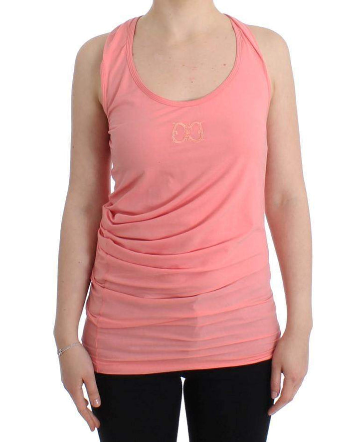 Cavalli Women   Cotton Tank Top #women, Catch, Cavalli, feed-agegroup-adult, feed-color-pink, feed-gender-female, feed-size-IT40|S, feed-size-IT50|3XL, Gender_Women, IT40|S, IT42|M, IT44|L, IT48|XXL, IT50|3XL, Kogan, Pink, Tops & T-Shirts - Women - Clothing at SEYMAYKA