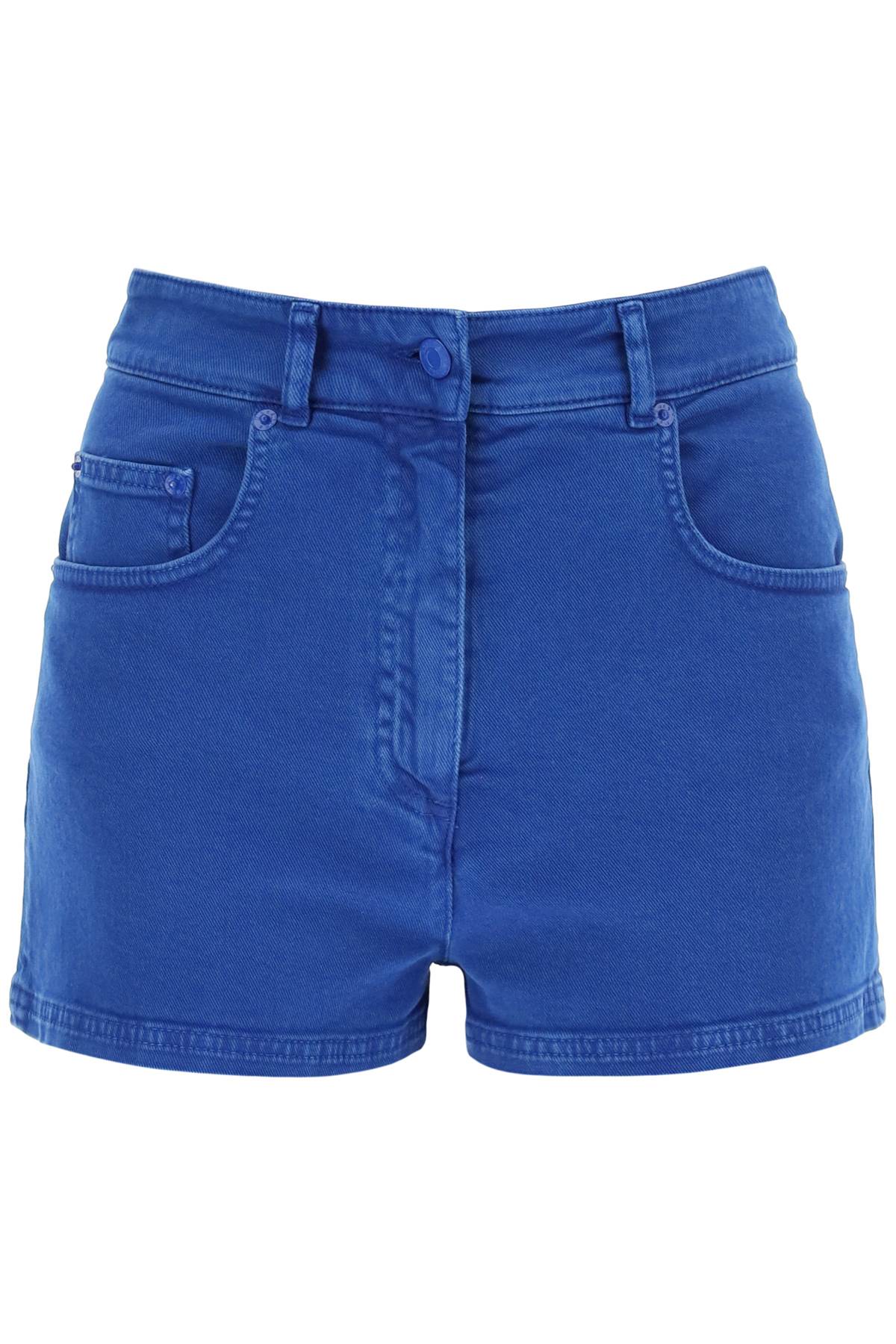 Moschino garment dyed denim shorts-0