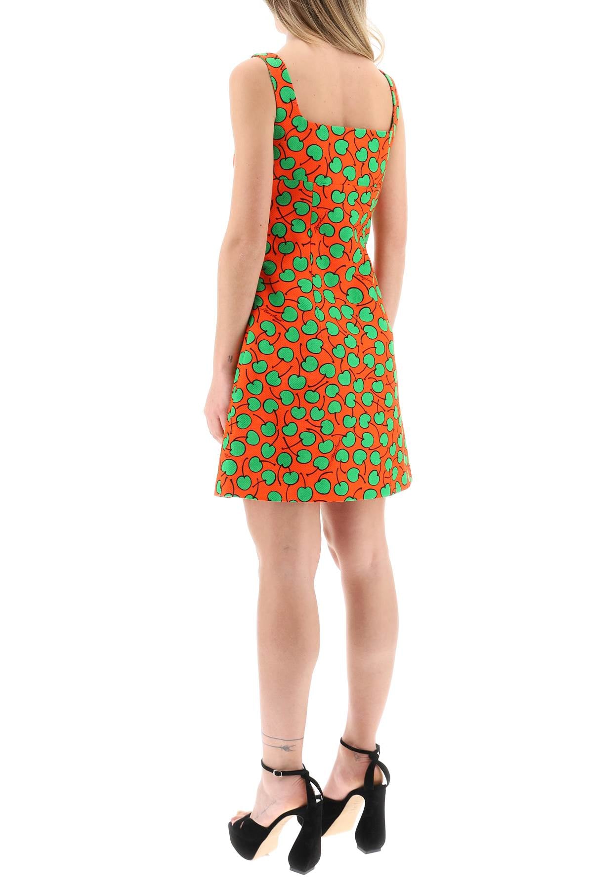 Moschino cherry print short dress-2