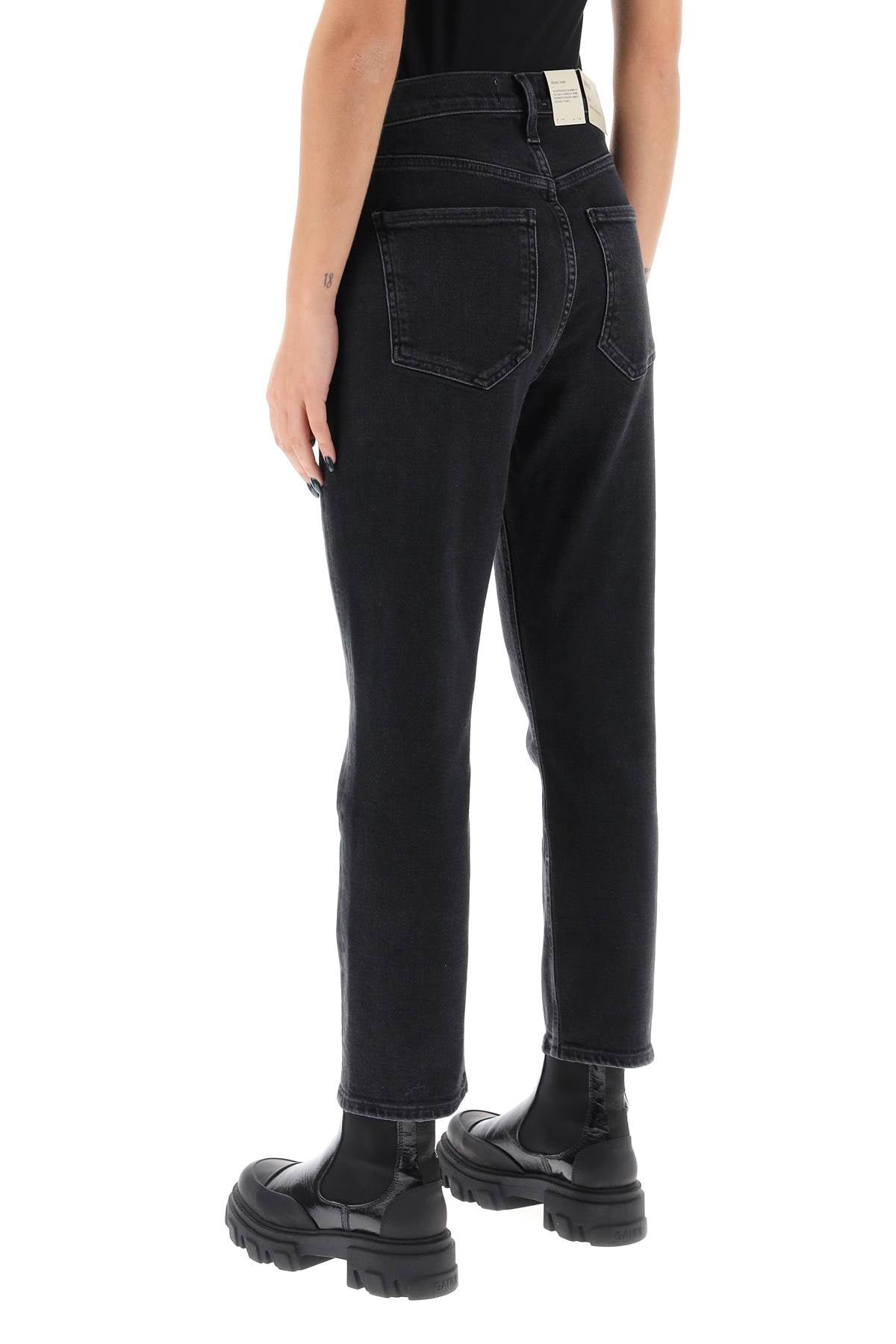 Agolde riley high-waisted cropped jeans-2
