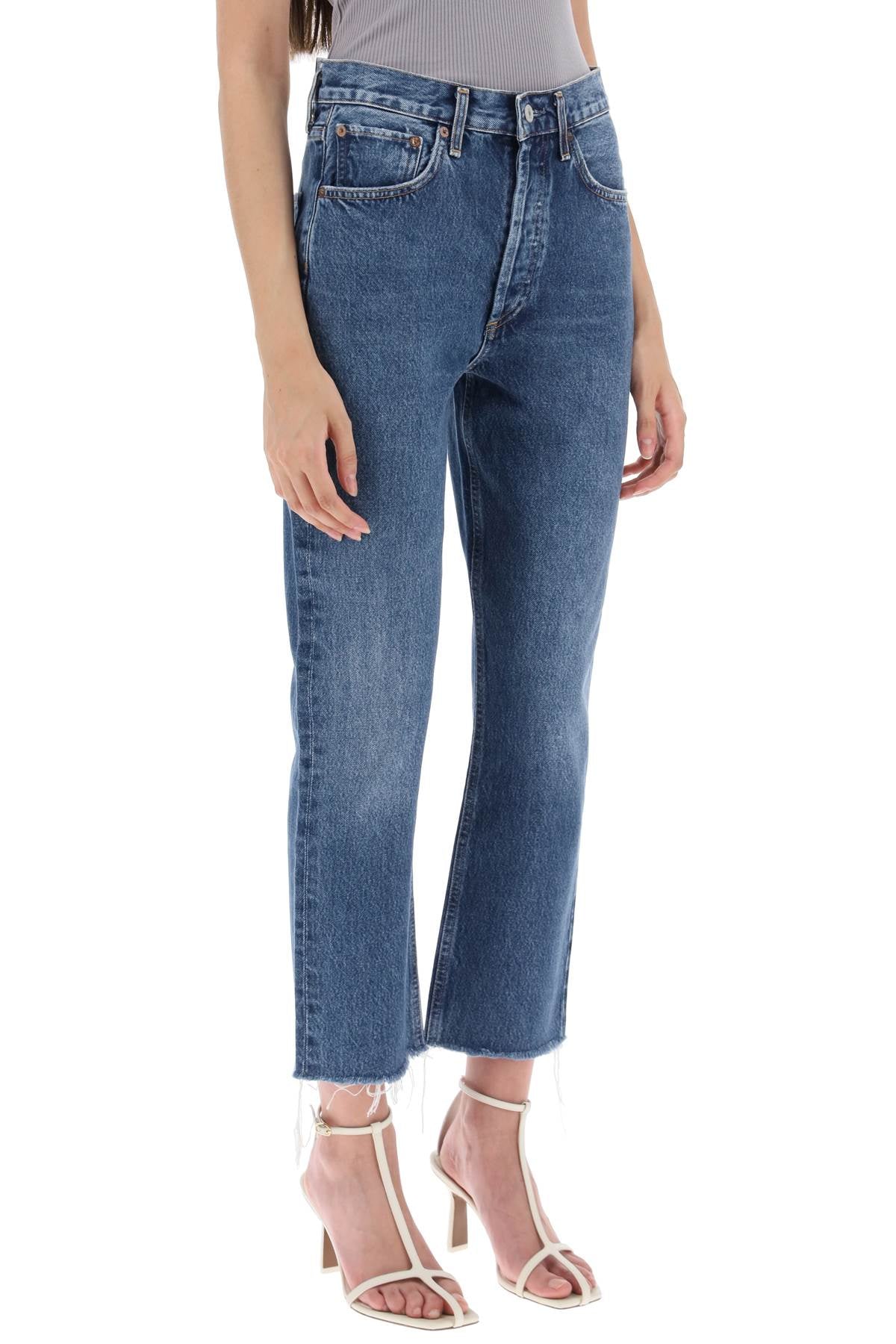 Agolde riley cropped jeans-1