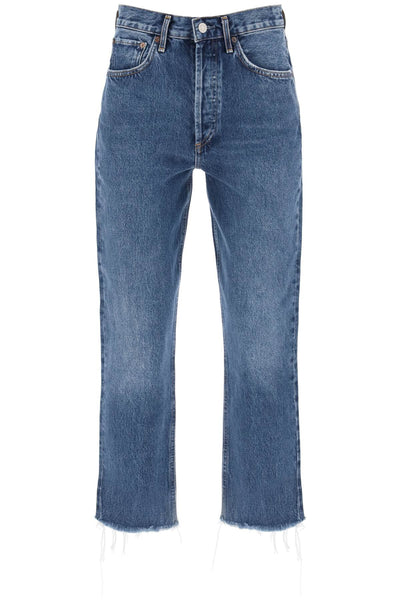 Agolde riley cropped jeans-0