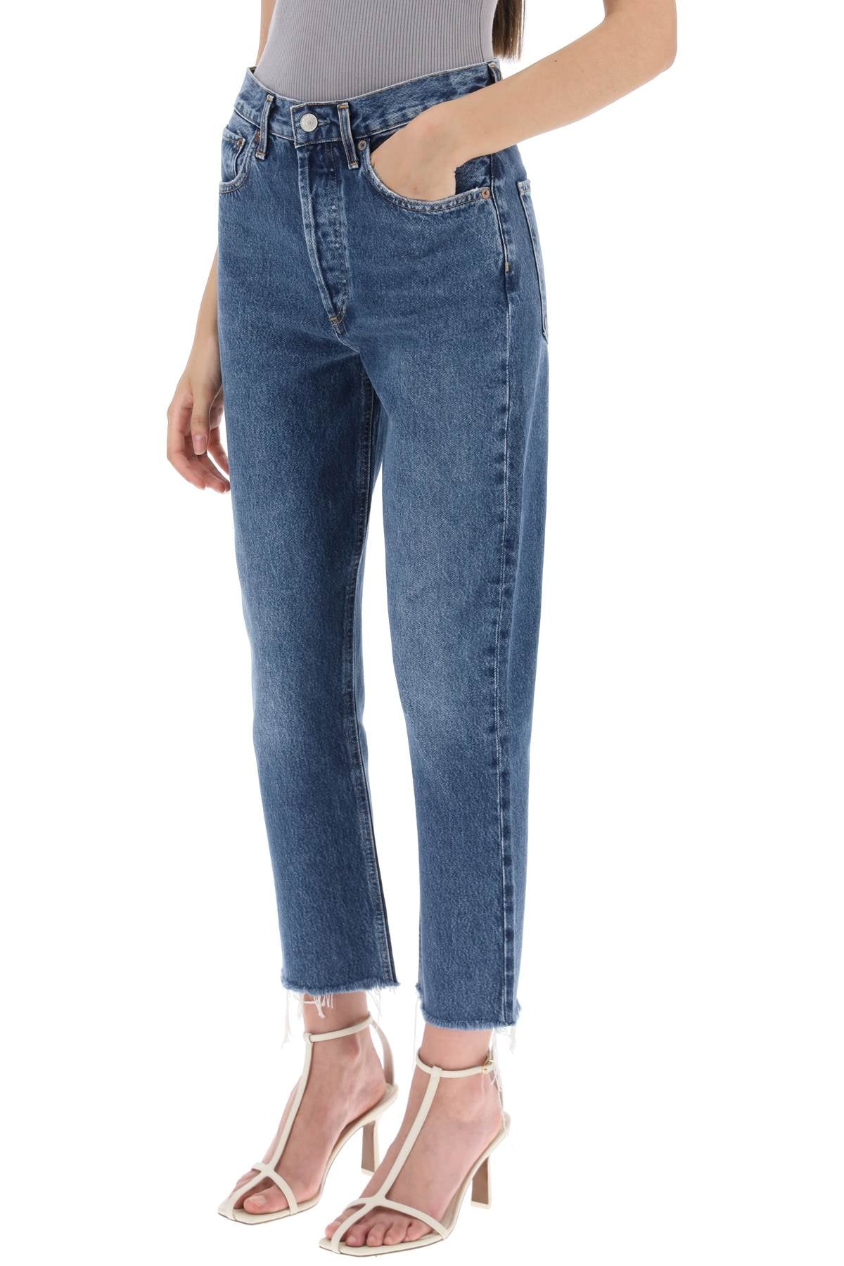 Agolde riley cropped jeans-3