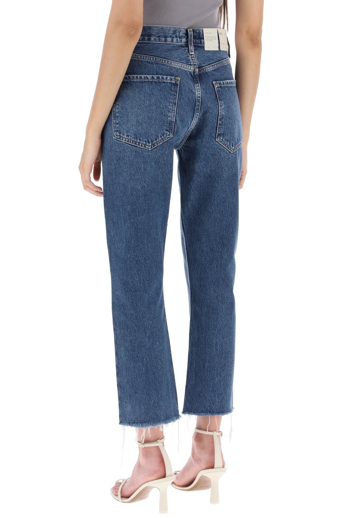 Agolde riley cropped jeans-2