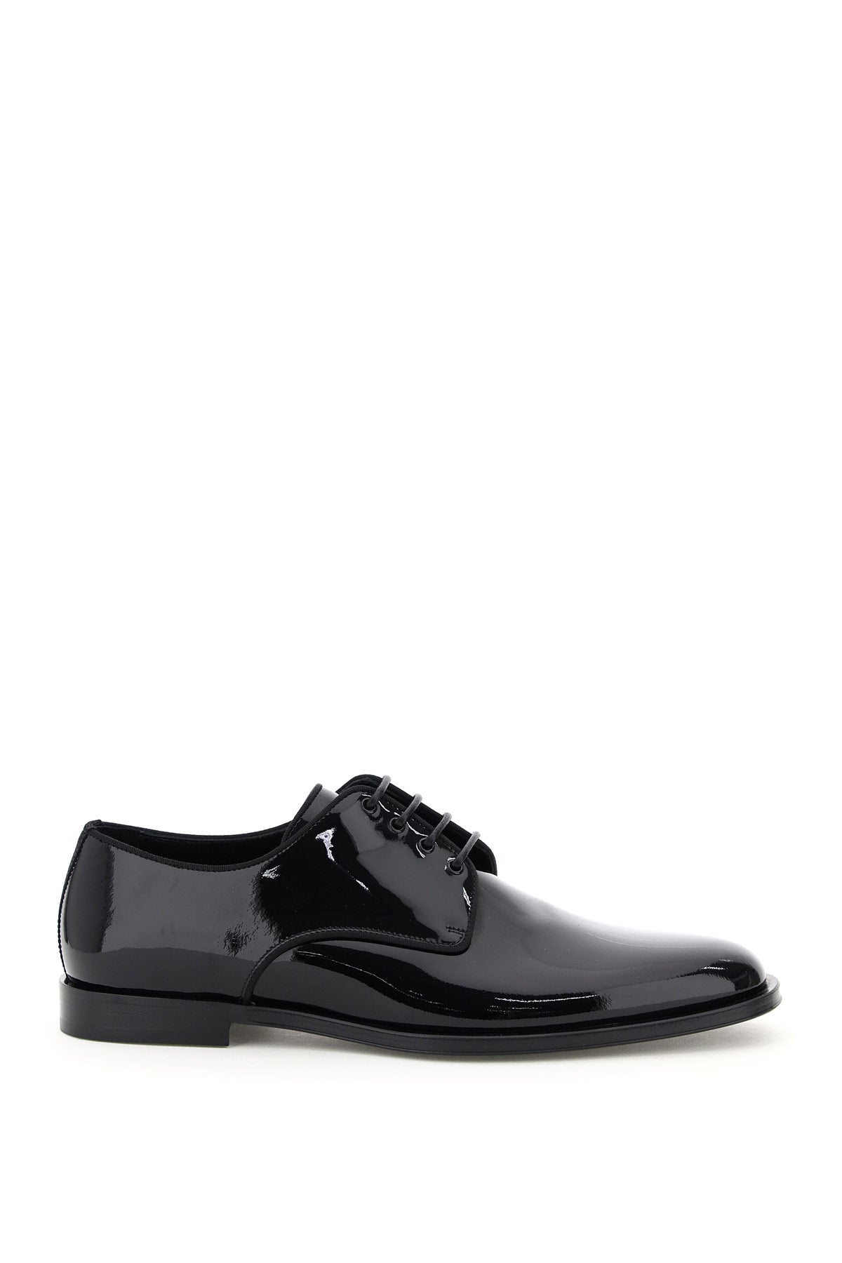 Dolce & gabbana patent leather lace-up shoes-0