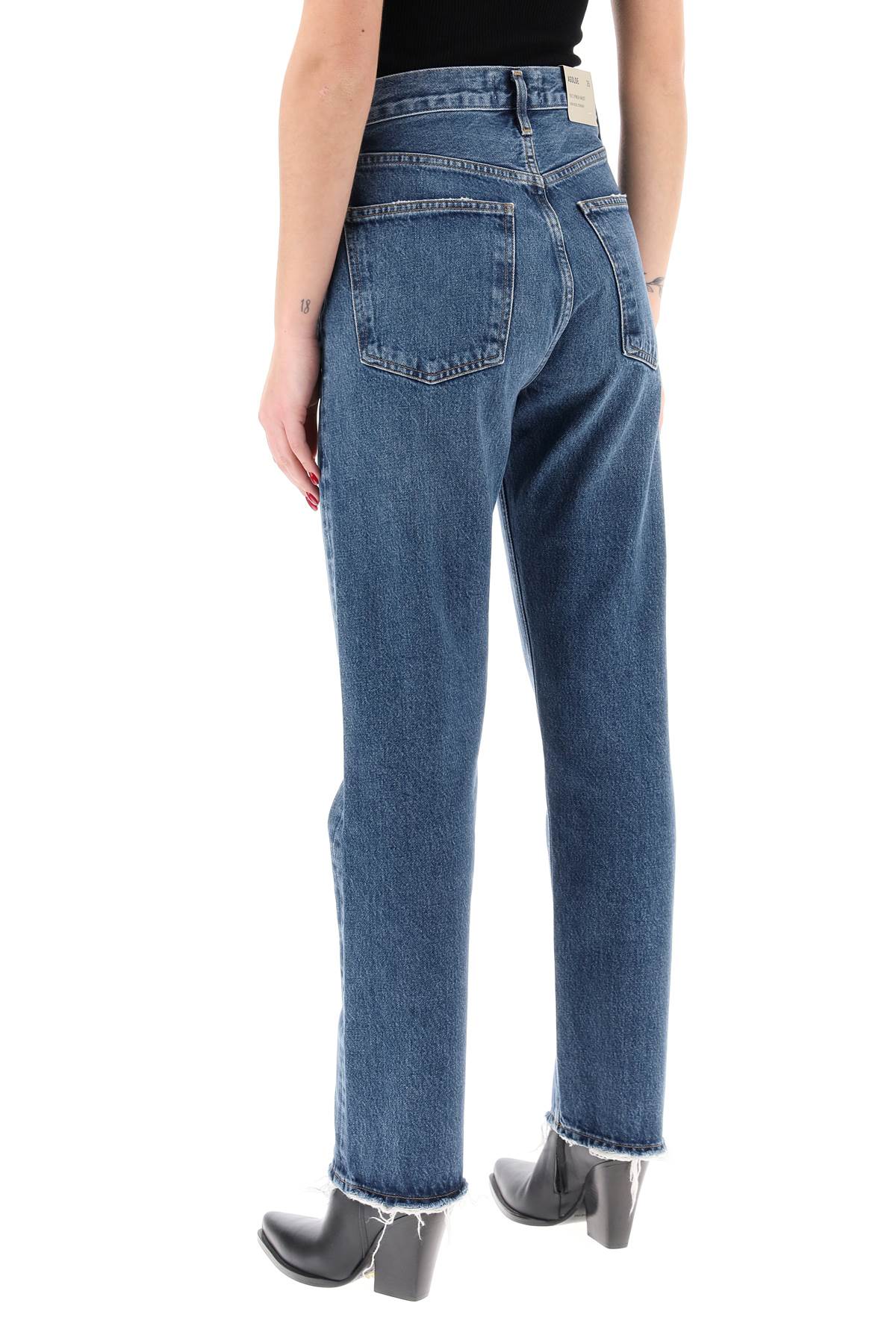 Agolde straight leg jeans from the 90's with high waist-2
