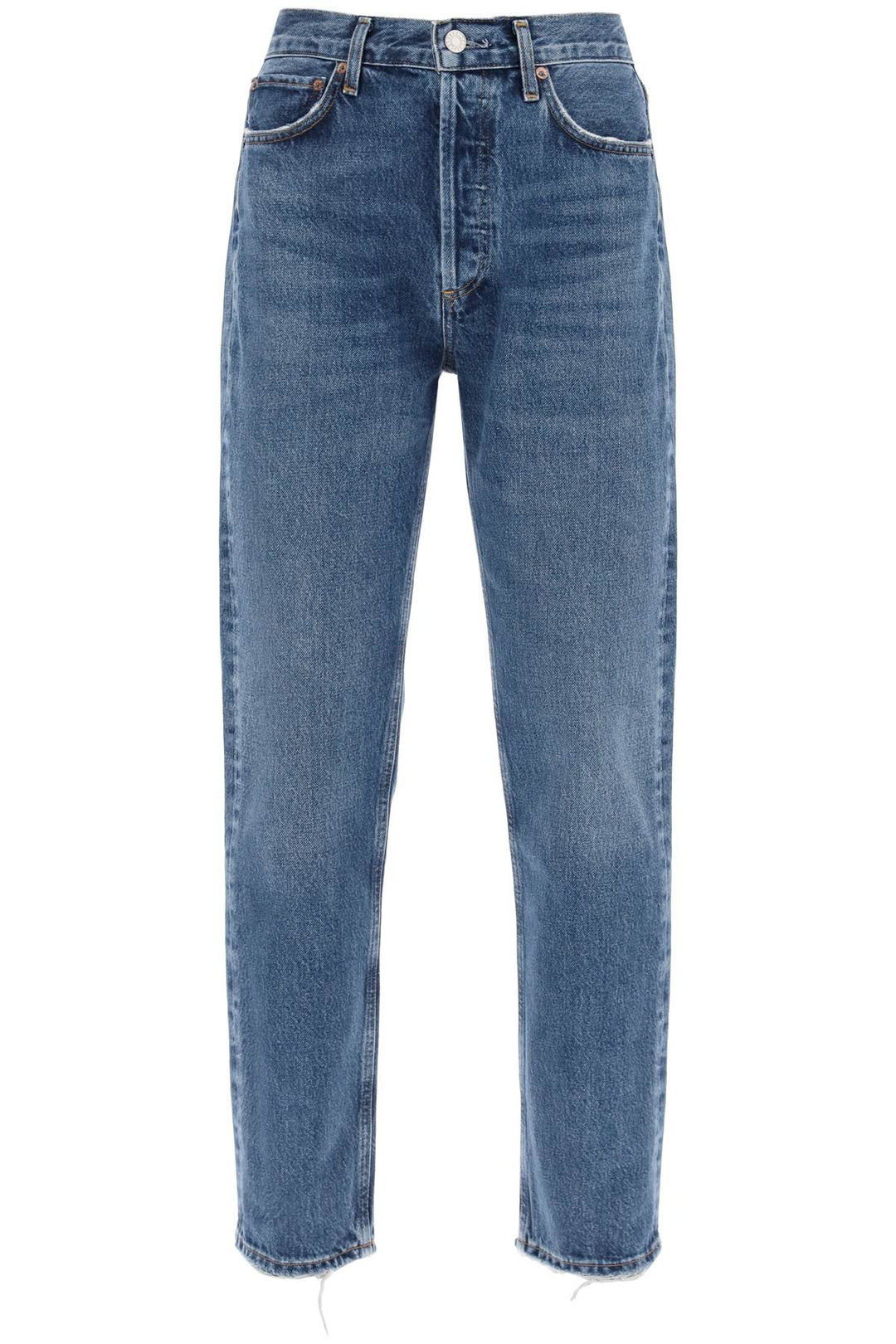 Agolde straight leg jeans from the 90's with high waist-0