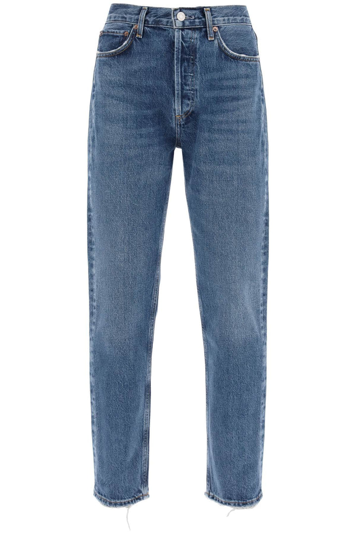 Agolde straight leg jeans from the 90's with high waist-0