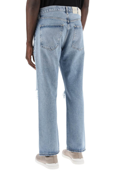 Agolde 90's destroyed jeans with distressed details-2
