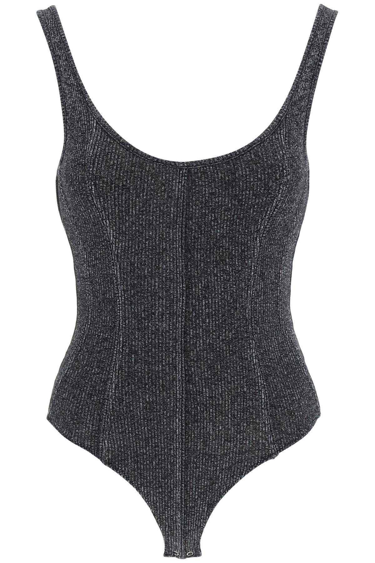 Agolde 'elna' rib knit tank bodysuit-0