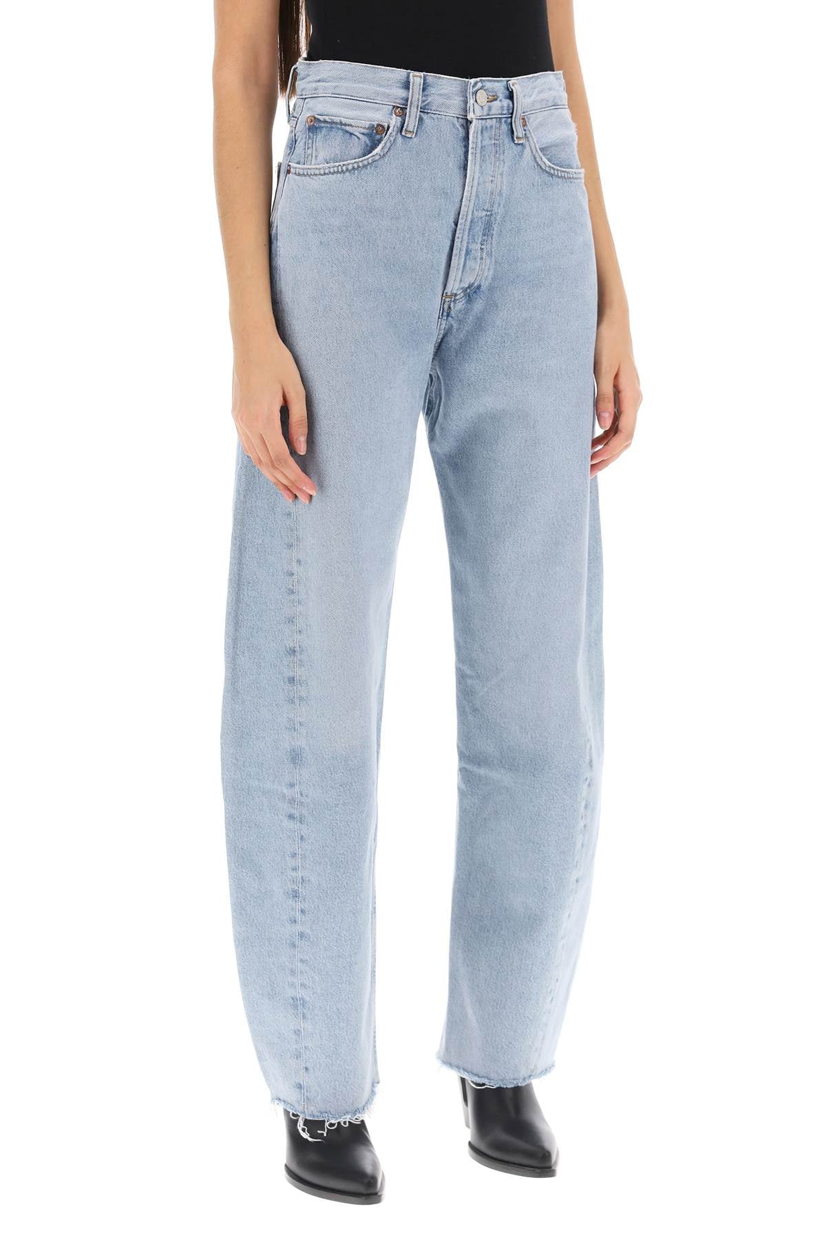 Agolde luna curved leg jeans-1