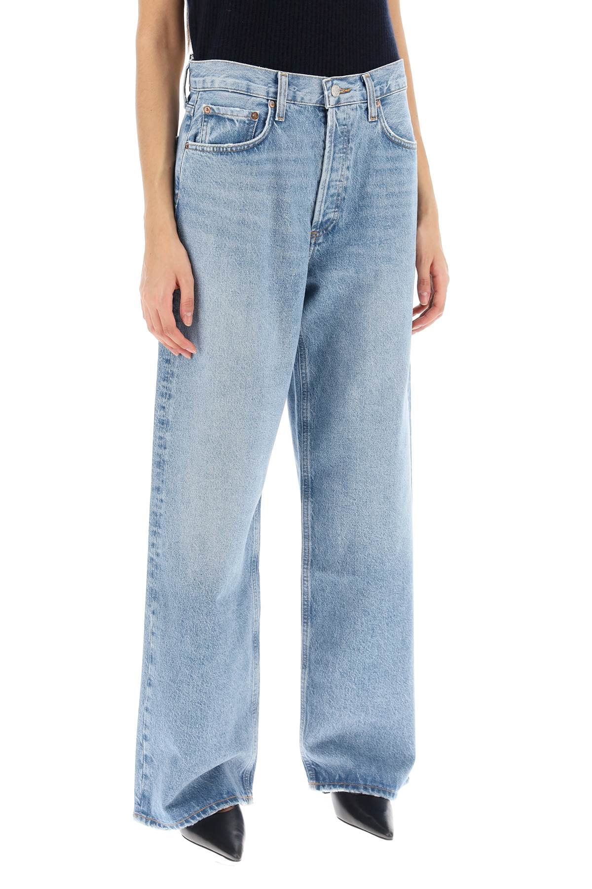 Agolde low slung baggy jeans-1