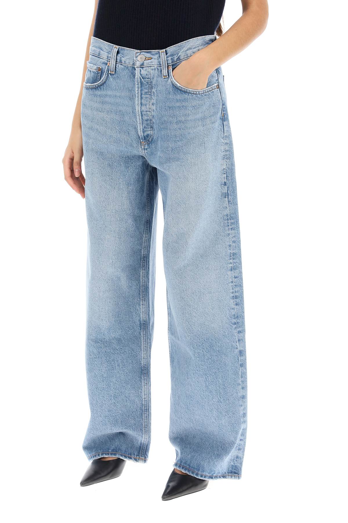 Agolde low slung baggy jeans-3