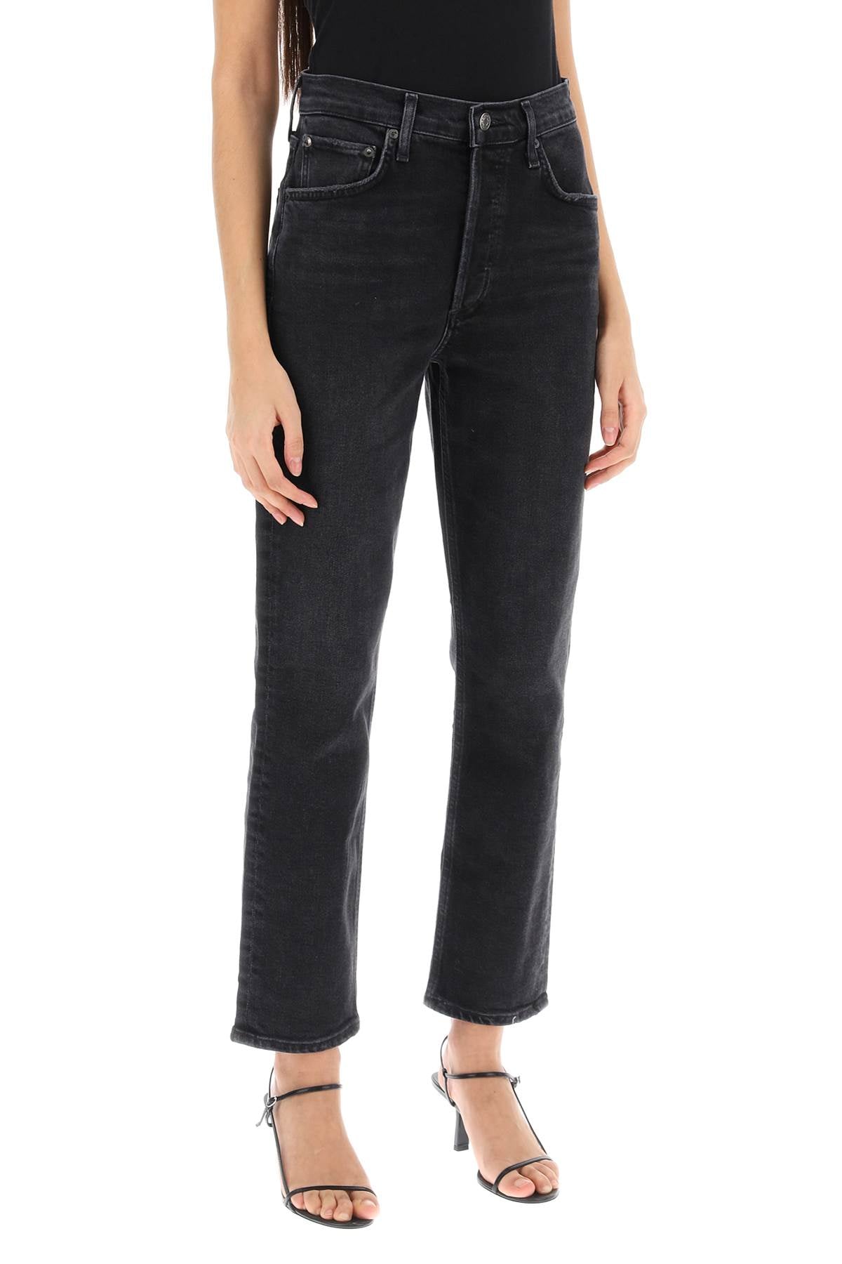 Agolde riley high-waisted jeans-1