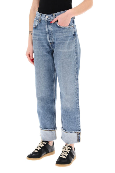 Agolde ca

straight jeans with low crotch fran-3