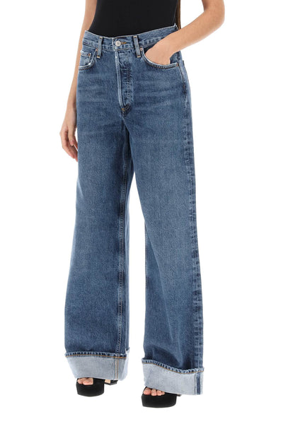 Agolde dame wide leg jeans-3