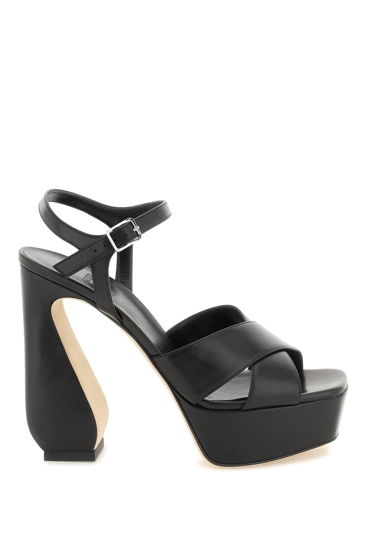 Si rossi leather 'si rossi' sandals-0
