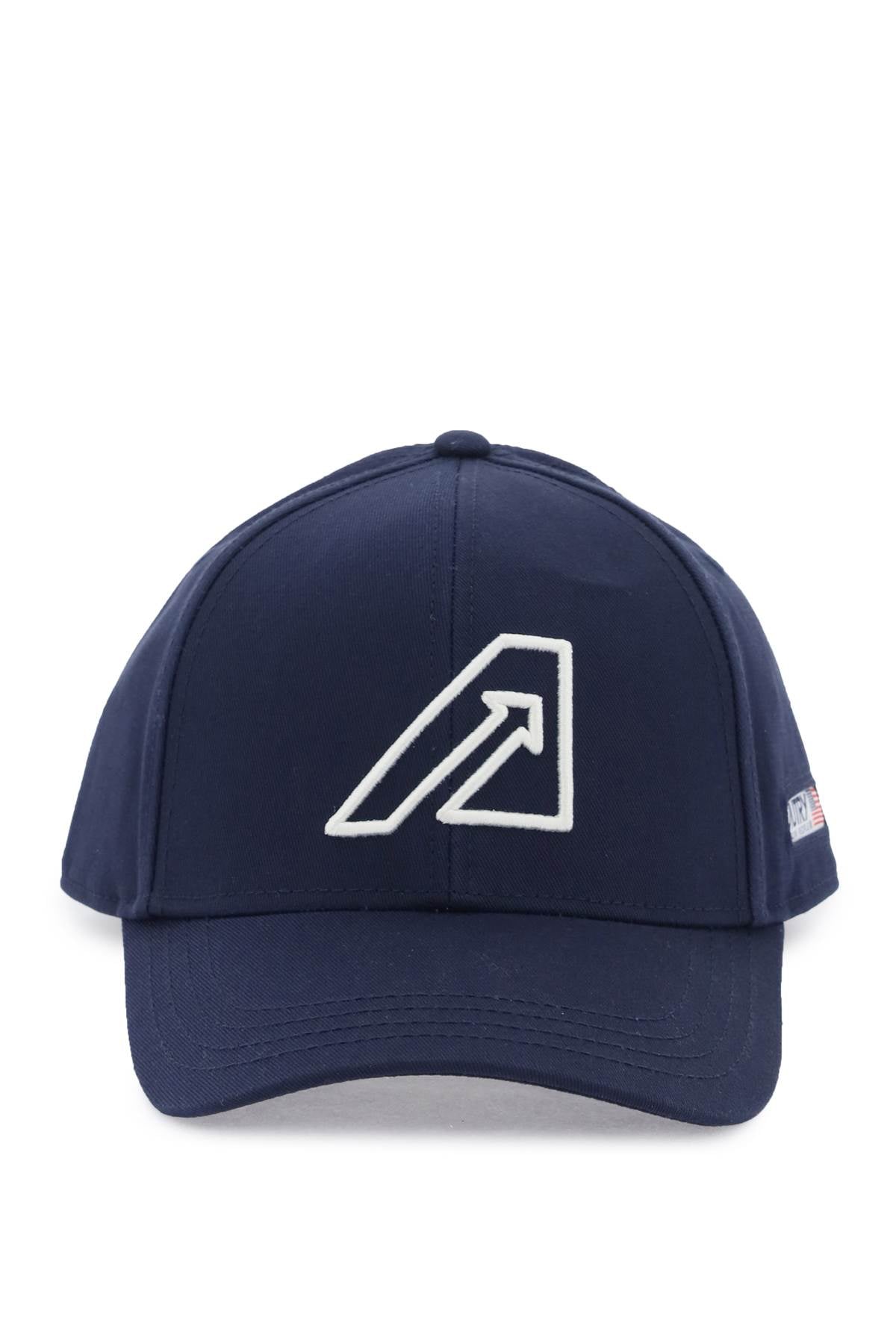 Autry baseball cap with embroidered logo-0