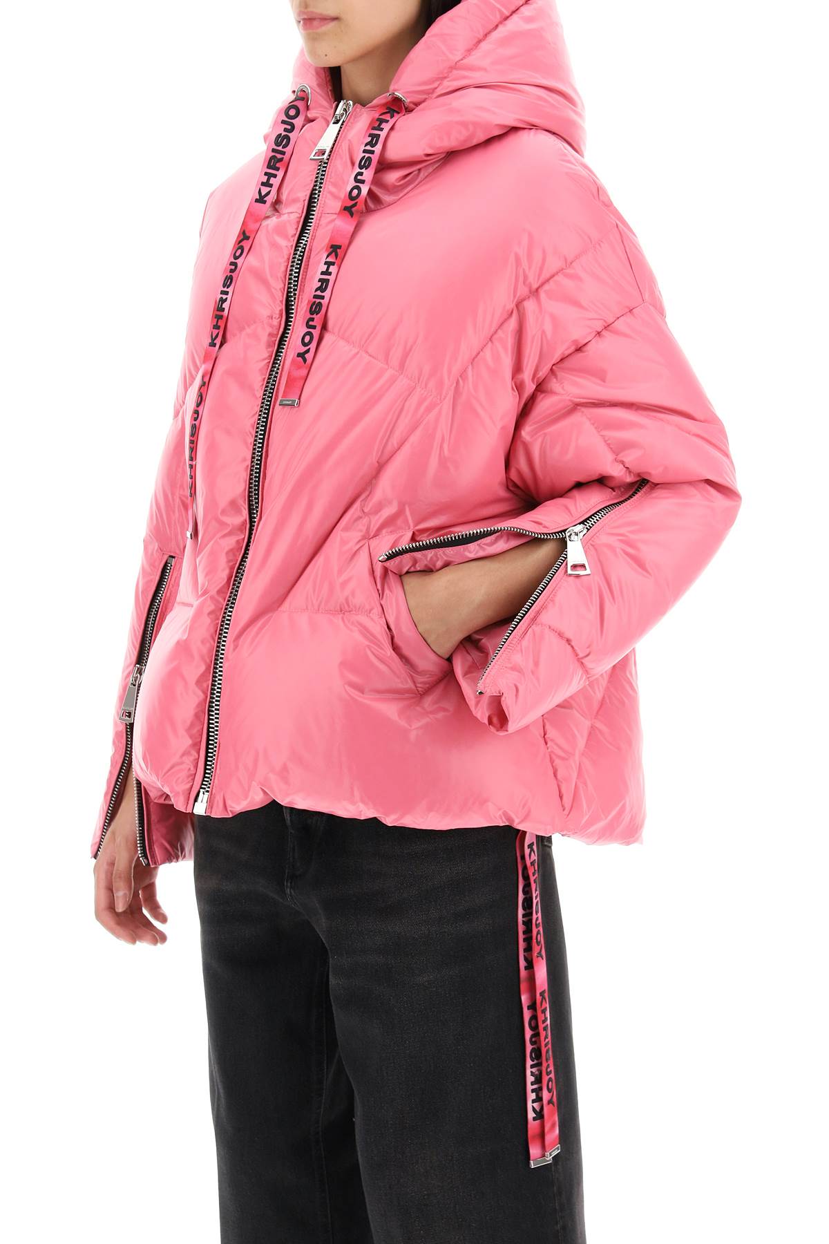 Khrisjoy khris iconic shiny puffer jacket-3