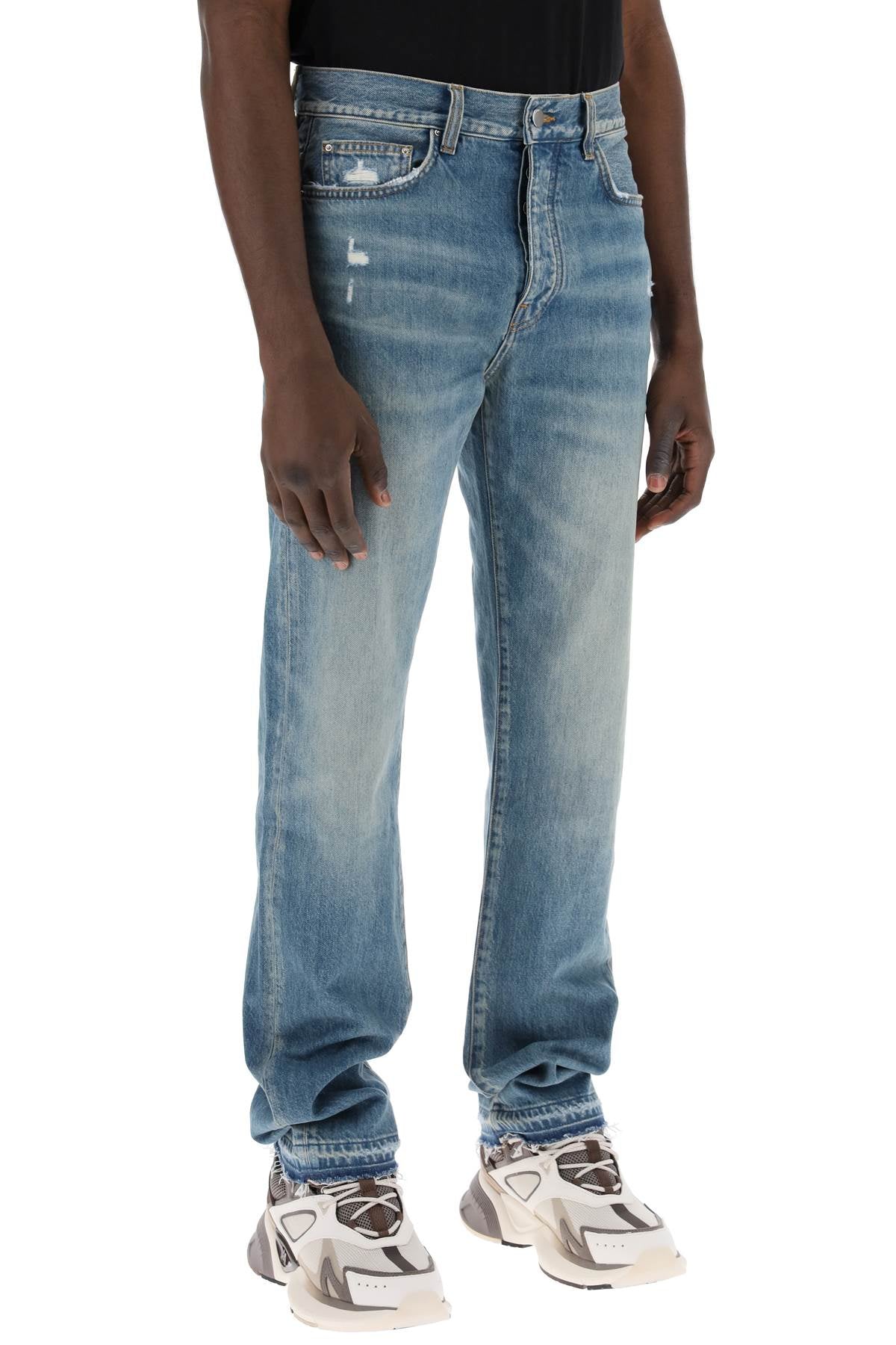 Amiri "five-pocket distressed effect jeans"-1
