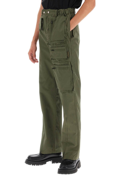 Andersson bell cargo pants with raw-cut details-3
