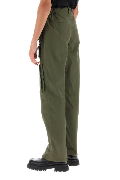 Andersson bell cargo pants with raw-cut details-2
