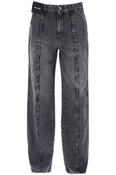 Andersson bell wave wide leg jeans-0
