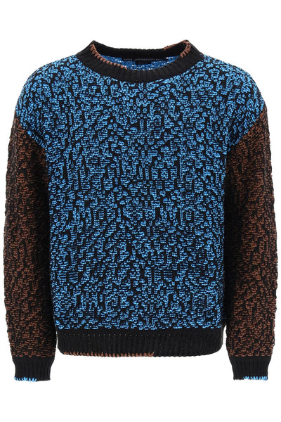 Andersson bell multicolored net cotton blend sweater-0