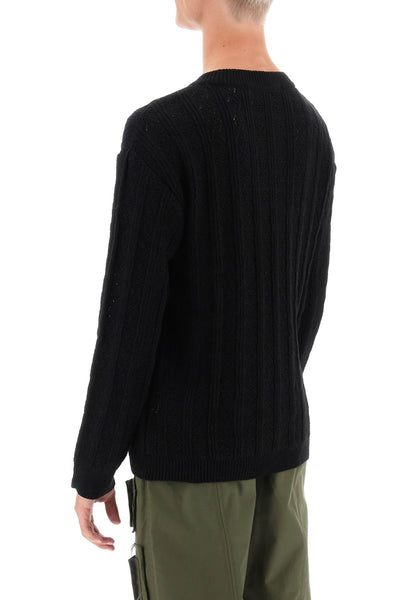 Andersson bell dragon pointelle knit sweater-2